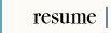 resume