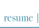 resume